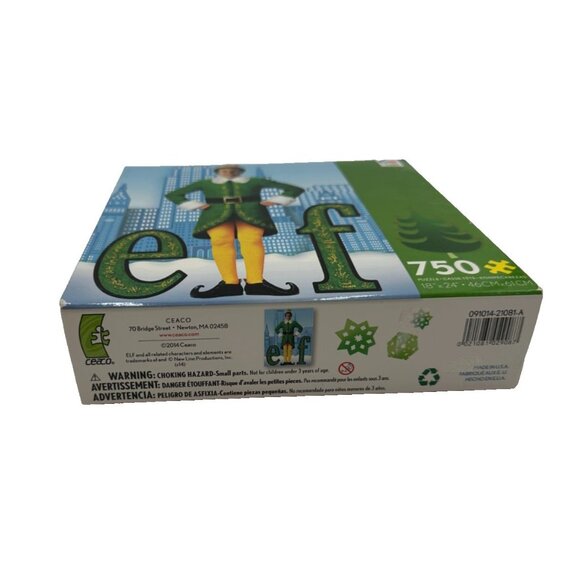 NIB 2014 Elf 750 Piece Puzzle 2022 Will Ferrel Made in USA Christmas gift - Picture 5 of 7